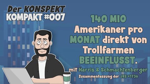 140 MIO Amerikaner pro MONAT direkt von Trollfarmen BEEINFLUSST.