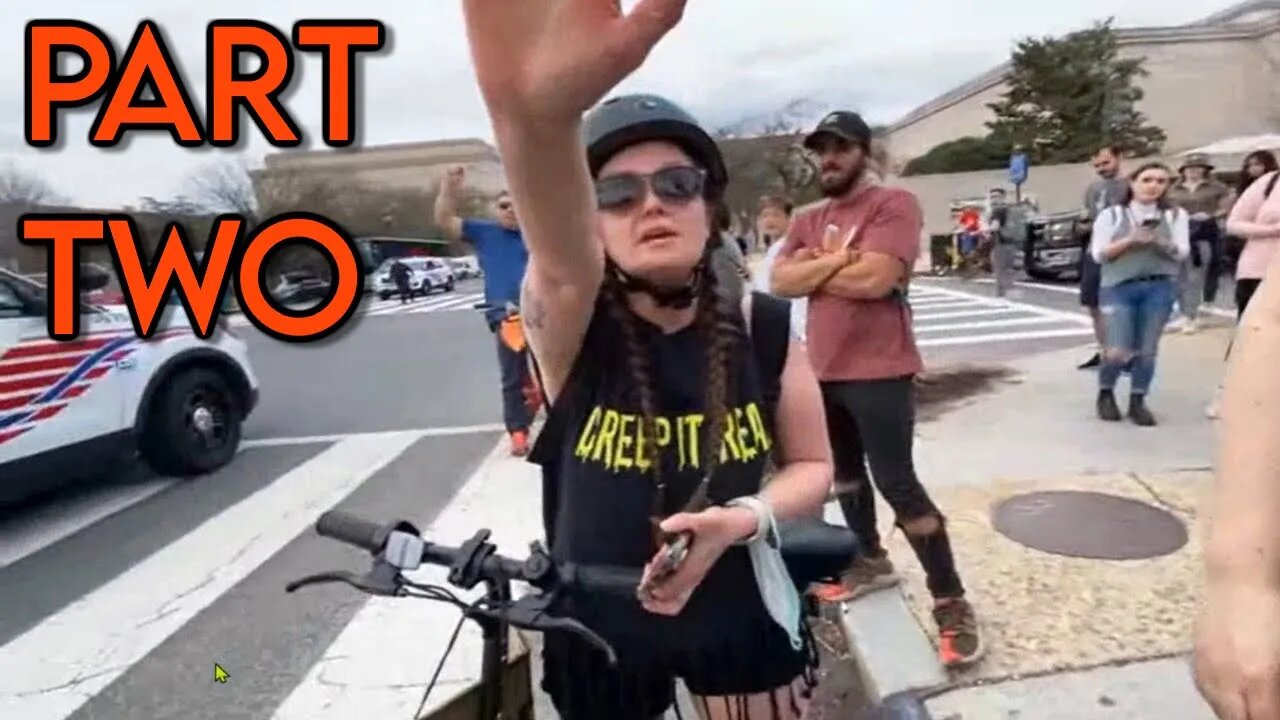Crazy Karen Loses Her Mind At The People's Convoy Part 2 of 2