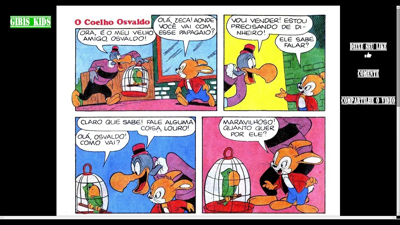 Pica Pau O Coelho Osvaldo [Pause o Vídeo Caso Não Consiga Ler]