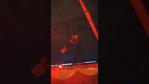 SUPER NINJA COM HOMEM-ARANHA DE CABEÇA PARA BAIXO NO CIRCO DA ALEGRIA, LIKE