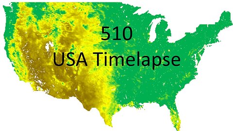 510 CO2 Greening - Timelapse United States