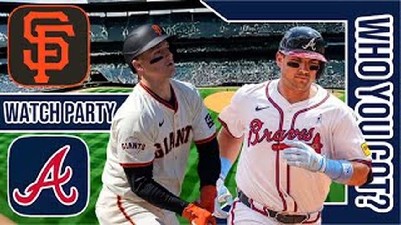 San Francisco Giants vs Atlanta Braves | Live Play by Play & Reaction Stream 3D Sim | MLB 2024 gm 83