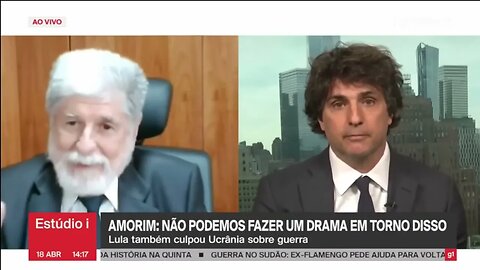 Celso Amorim rebate comentário agressivo e americanista do COLONISTA Guga Chucro