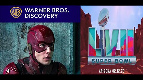 Warner Bros Rewards EZRA MILLER w/ Super Bowl Promo