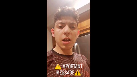 IMPORTANT MESSAGE