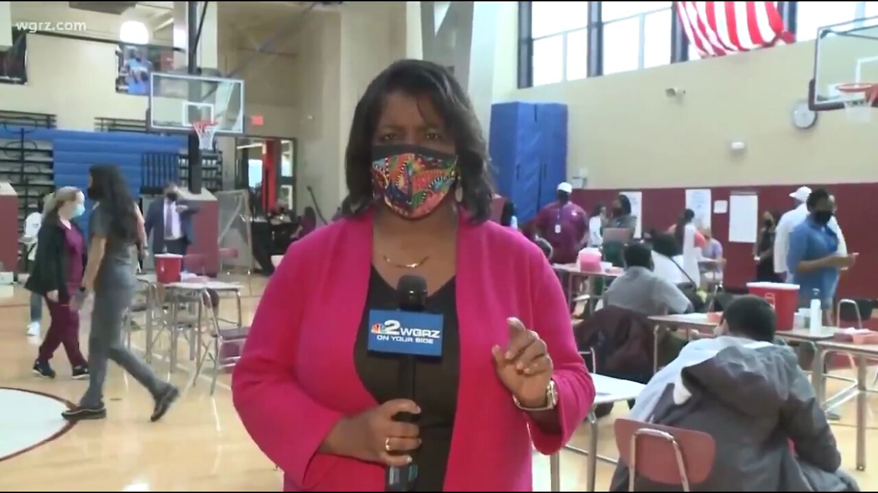 Get a jab... win Tesla car