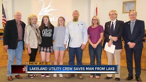 Lakeland utility worker sharing good deed in hopes of finding man he helped