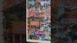 60,000 piece What a Wonderful World Jigsaw Puzzle Day 23! #puzzle #shorts #jigsawpuzzles