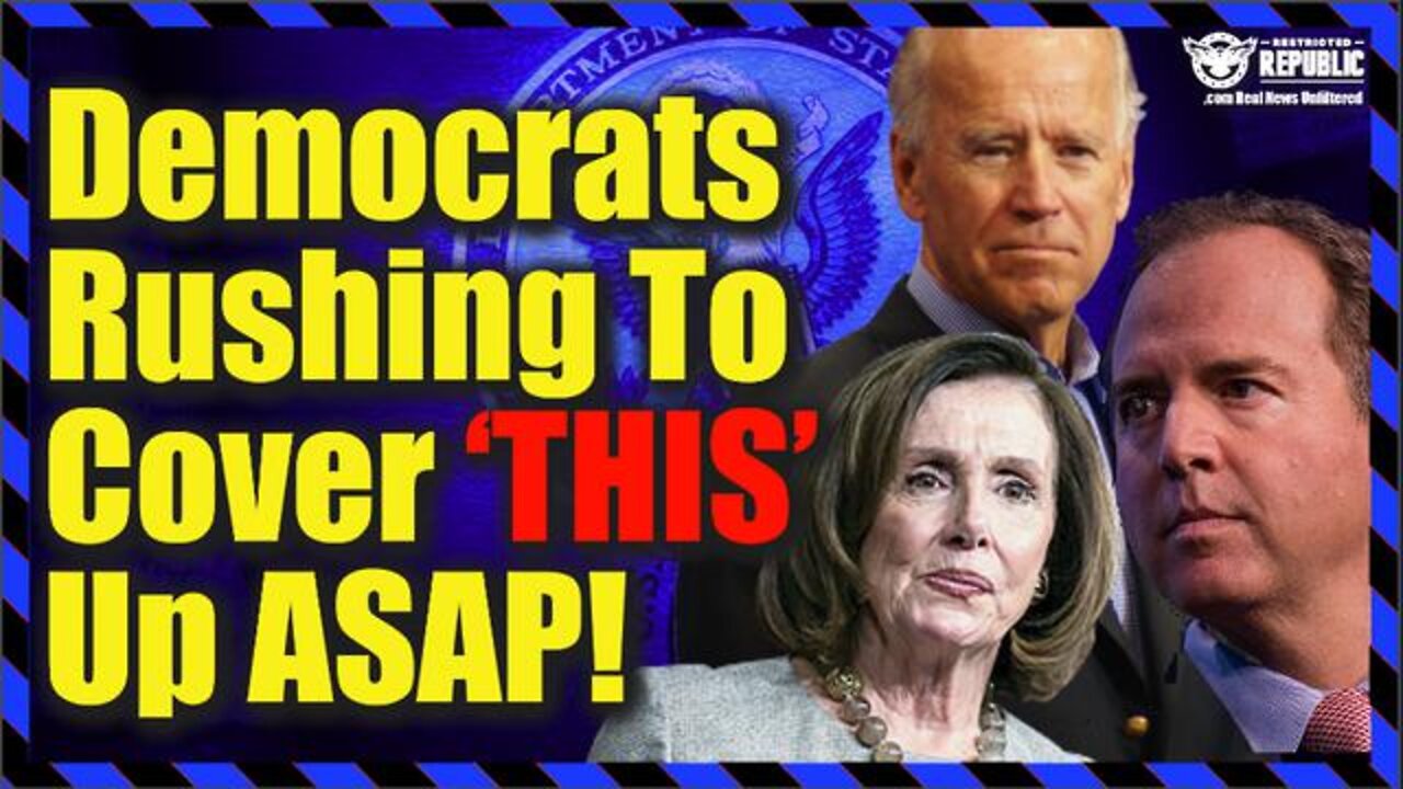 DEMOCRATS RUSHING TO COVER ‘THIS’ UP ASAP! AND I JUST LET THE CAT OUT OF THE BAG! - TRUMP NEWS
