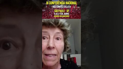 Psicanalista Maria Rita Kehl chama para a III Conferência Nacional dos Comitês de Luta