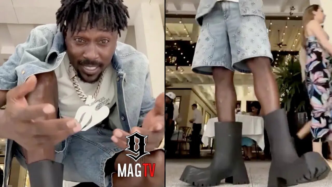Antonio Brown Asks For Money While Showing Off New Boots For His 35th B-Day! 🥾