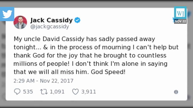 David Cassidy Passes Away at the Age of 67