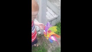 Blowing g on the windmill