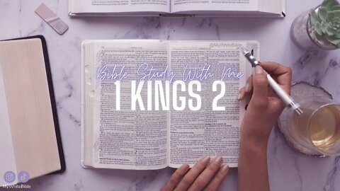Bible Study Lessons | Bible Study 1 Kings Chapter 1 | Study the Bible With Me