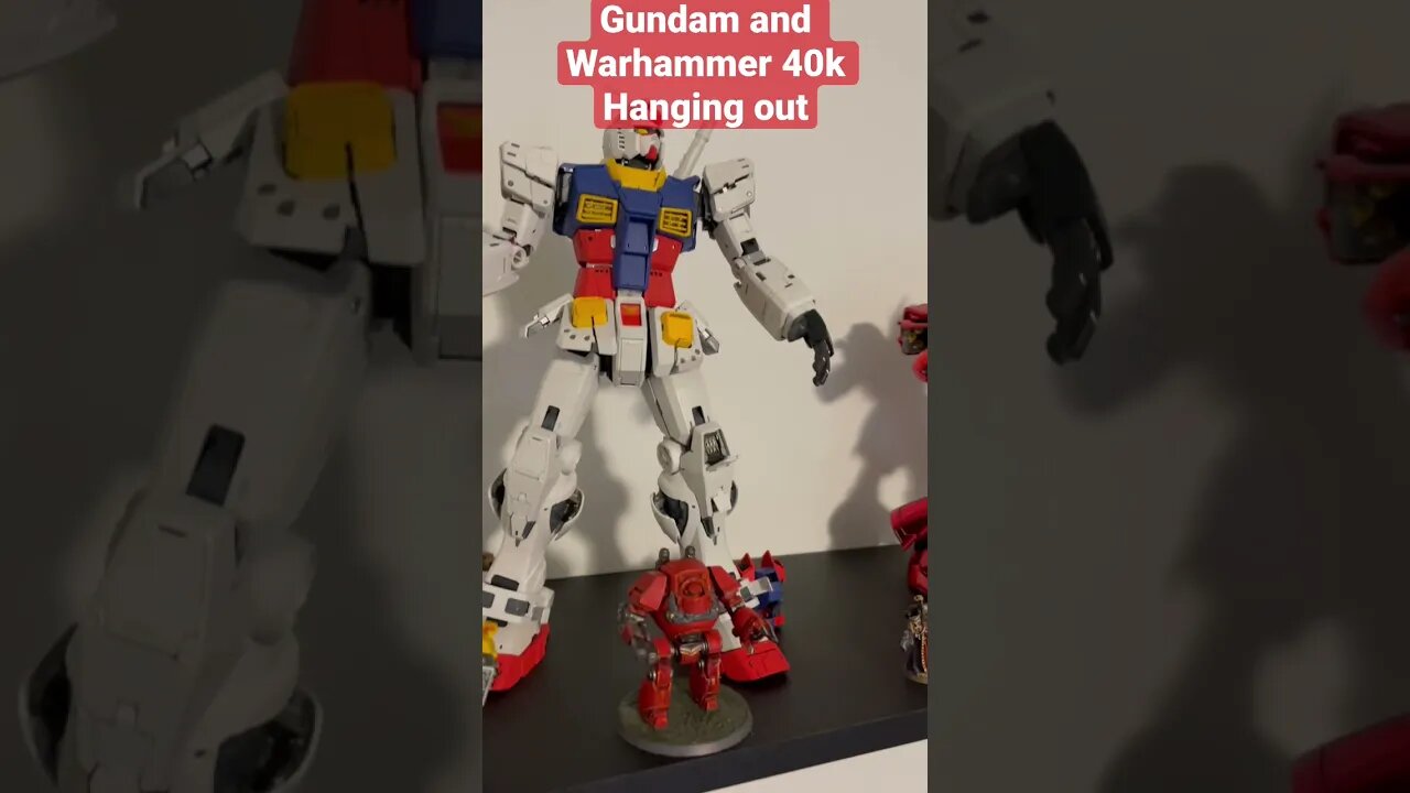 Gundam and Warhammer 40k Together #pcgaming #warhammer40k #hobby