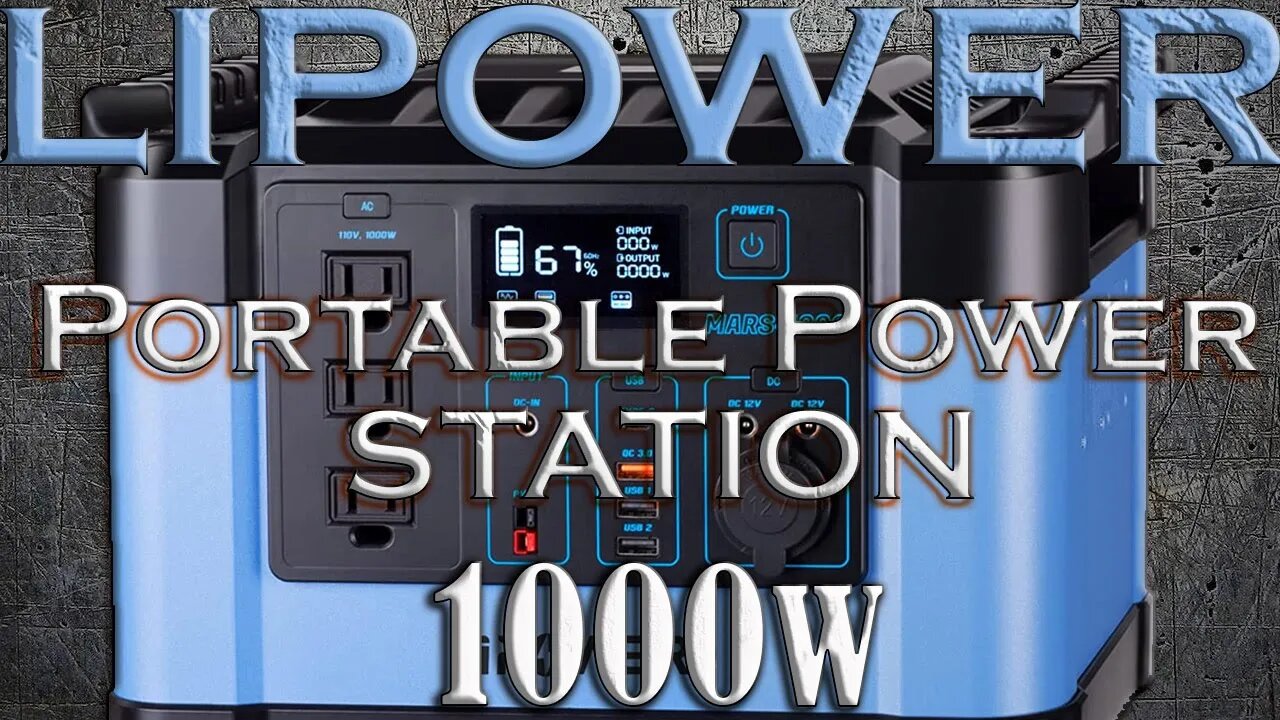 Lipower Portable Power Station 1000W Solar Generator Review