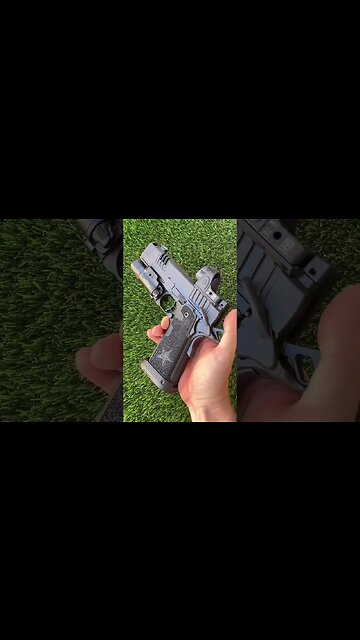 Best *RED DOT* on the Best Handgun! Trijicon SRO on a Staccato XC 2011 😎🤙 #shorts #subscribe