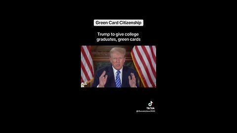 Trump to give Citizenship to foreign born college graduates