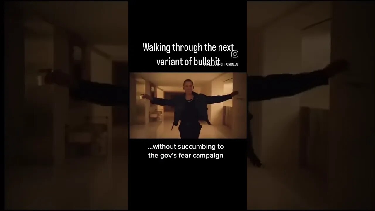me walking through the next covid nazi propaganda.