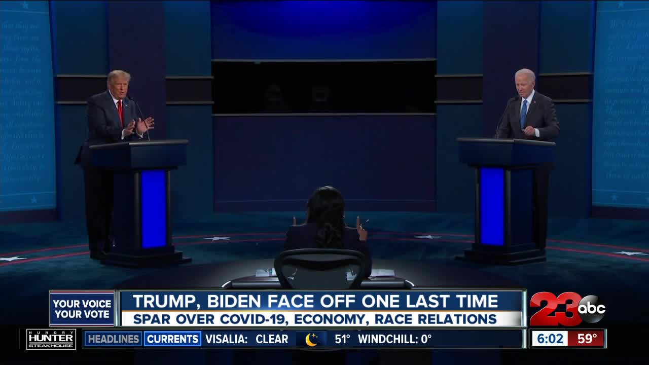 Trump, Biden face off one last time