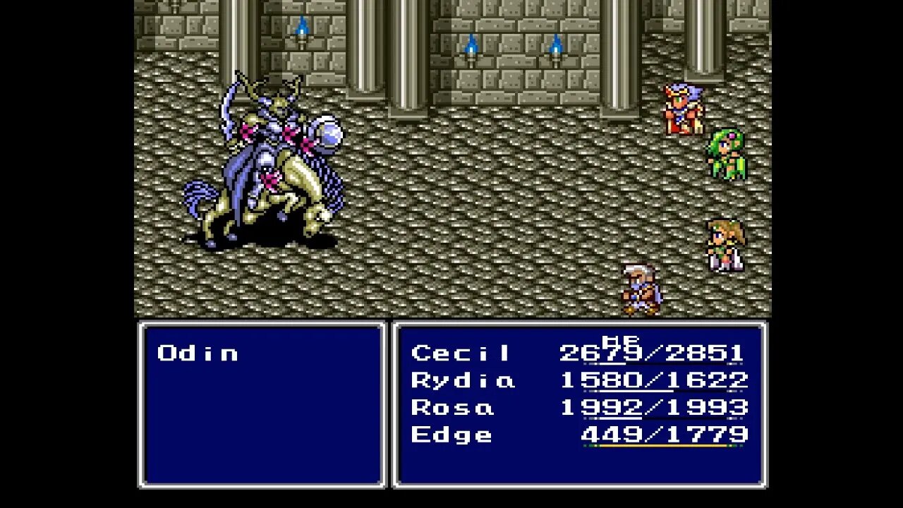 Final Fantasy 4 Ultima (SNES ROM Hack) - Part 21: Sidequests (Excalibur, Sylph and Odin Summons)