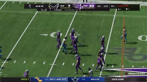 TDFL Football [Season 8/Week 7]: Columbus (1-5) @ Brooklyn (3-2) [Pt. 3]