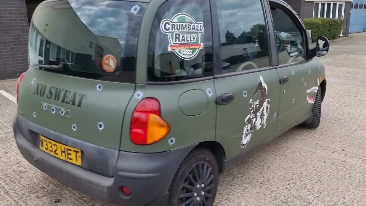 fiat multipla crumball rally great escape 2022