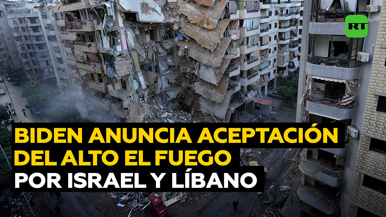 Biden: Israel y el Líbano aceptan el alto el fuego