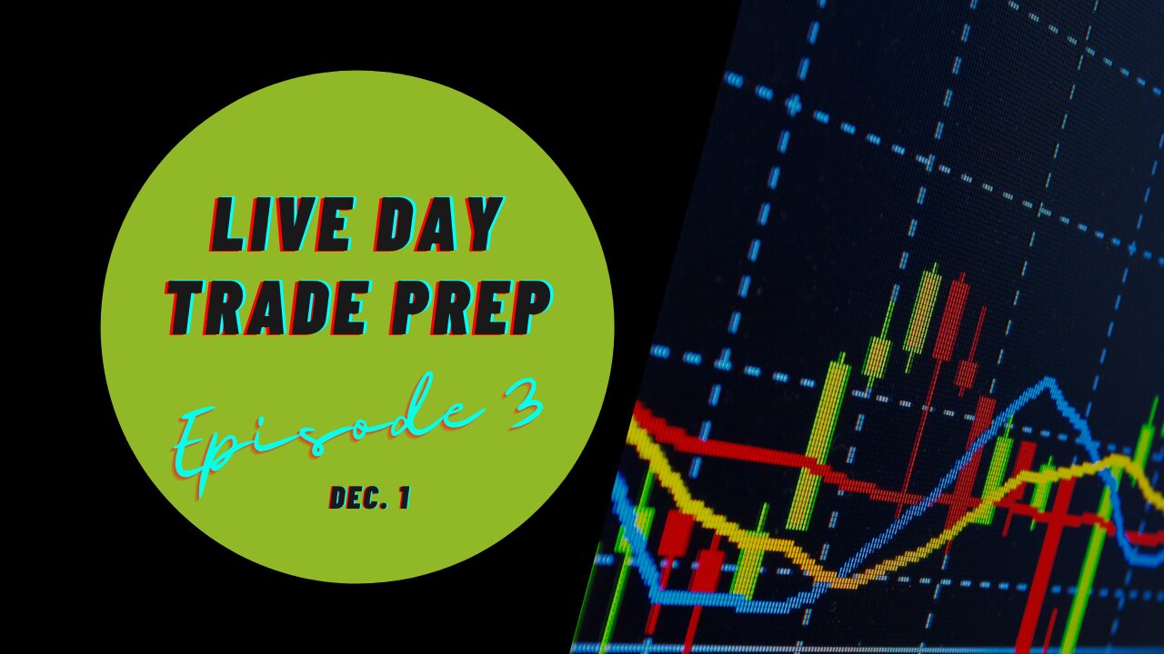 LIVE DAY TRADING SETUP. Episode 3 [December 1, 2021]