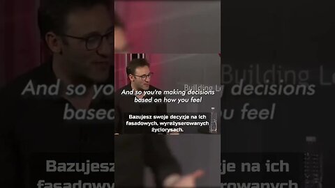 Simon Sinek o porównywaniu się z innymi [napisy PL]