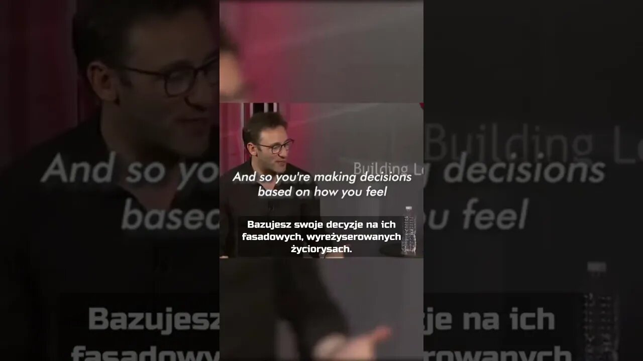 Simon Sinek o porównywaniu się z innymi [napisy PL]
