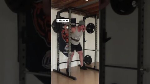 285x5 Pause Squats #shorts