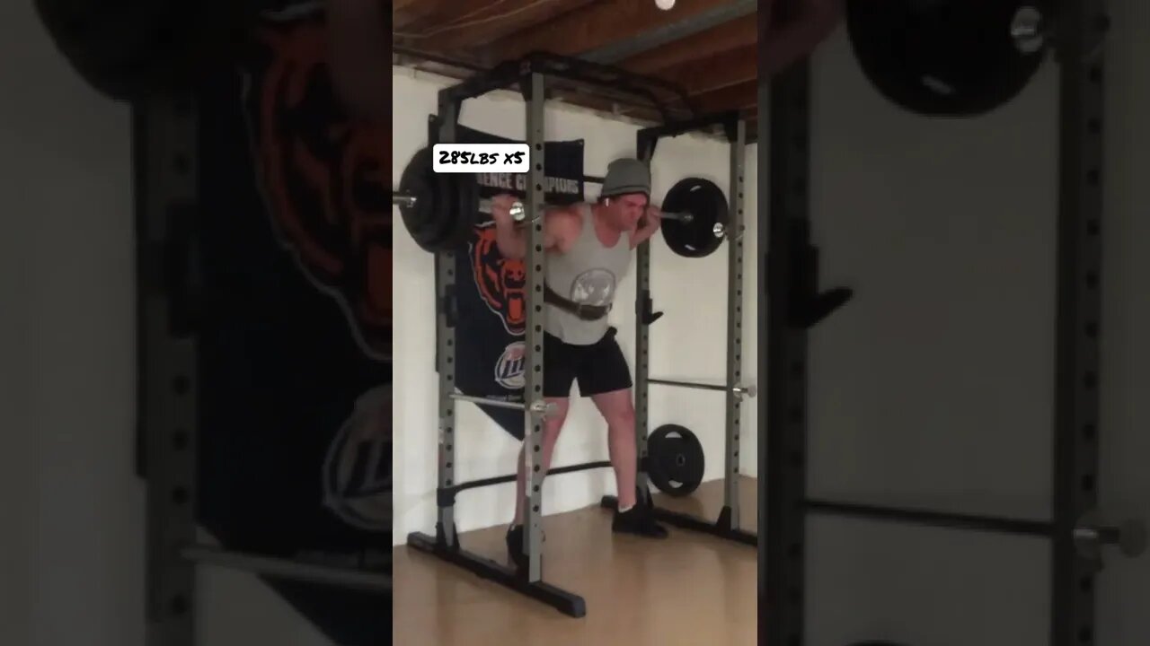 285x5 Pause Squats #shorts