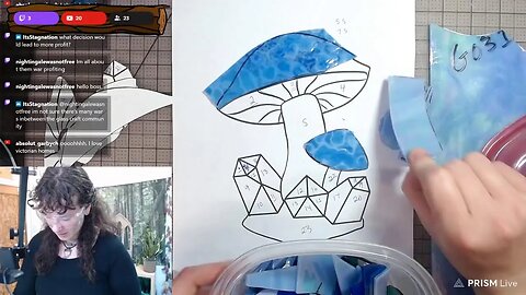 Stained Glass Stream // Shroom cuttin'!