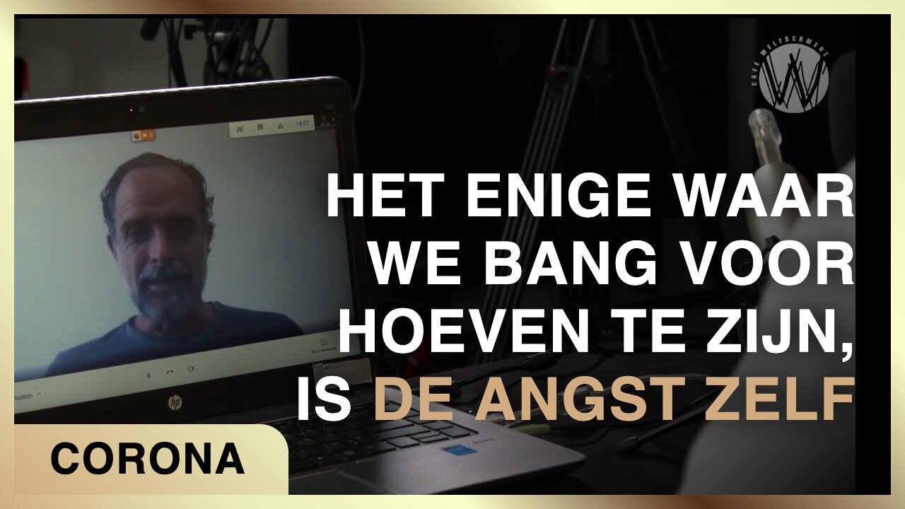 "Het enige waar we bang voor hoeven te zijn, is de angst zelf."