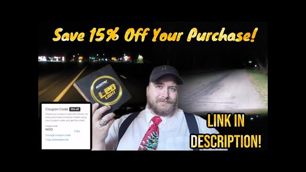 Auxito LED Lights! | Get 15% OFF!! | New Channel Sponsor | Project Updates | New Channel!!