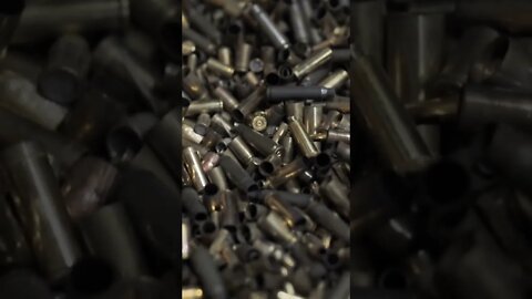 Empty Bullet Shells in a Wooden Container ☝️