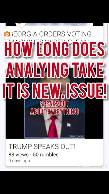 Analyzing is killing me!