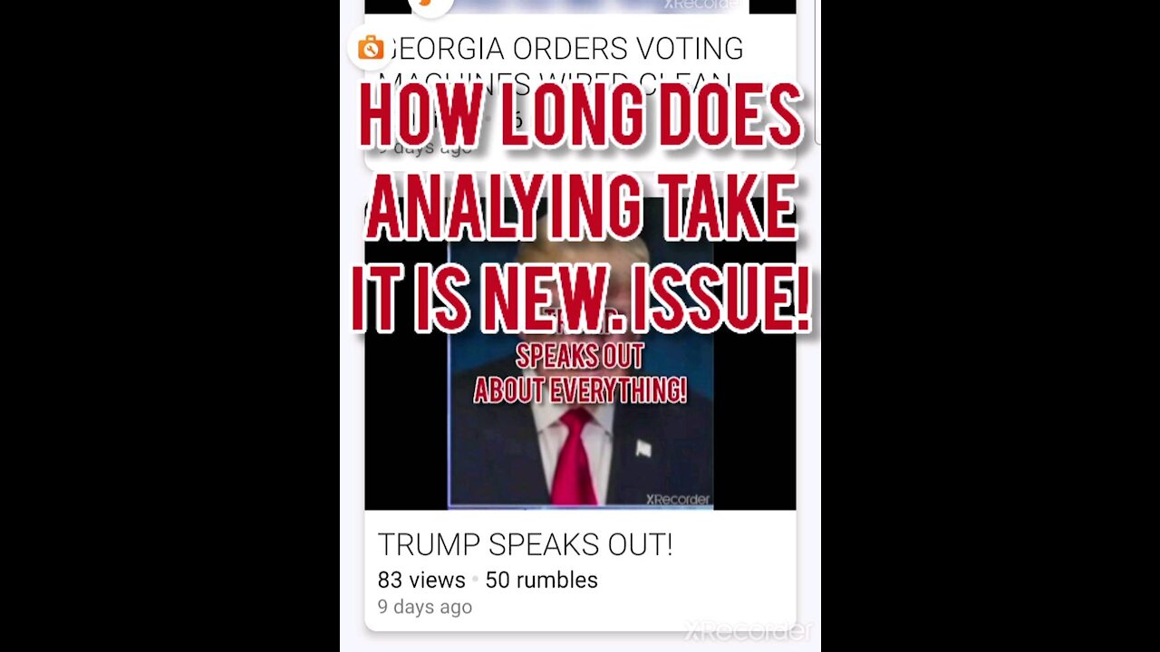 Analyzing is killing me!