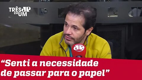 Patrick Santos lança '45 do primeiro tempo': 'muita gente vai se ler no livro'