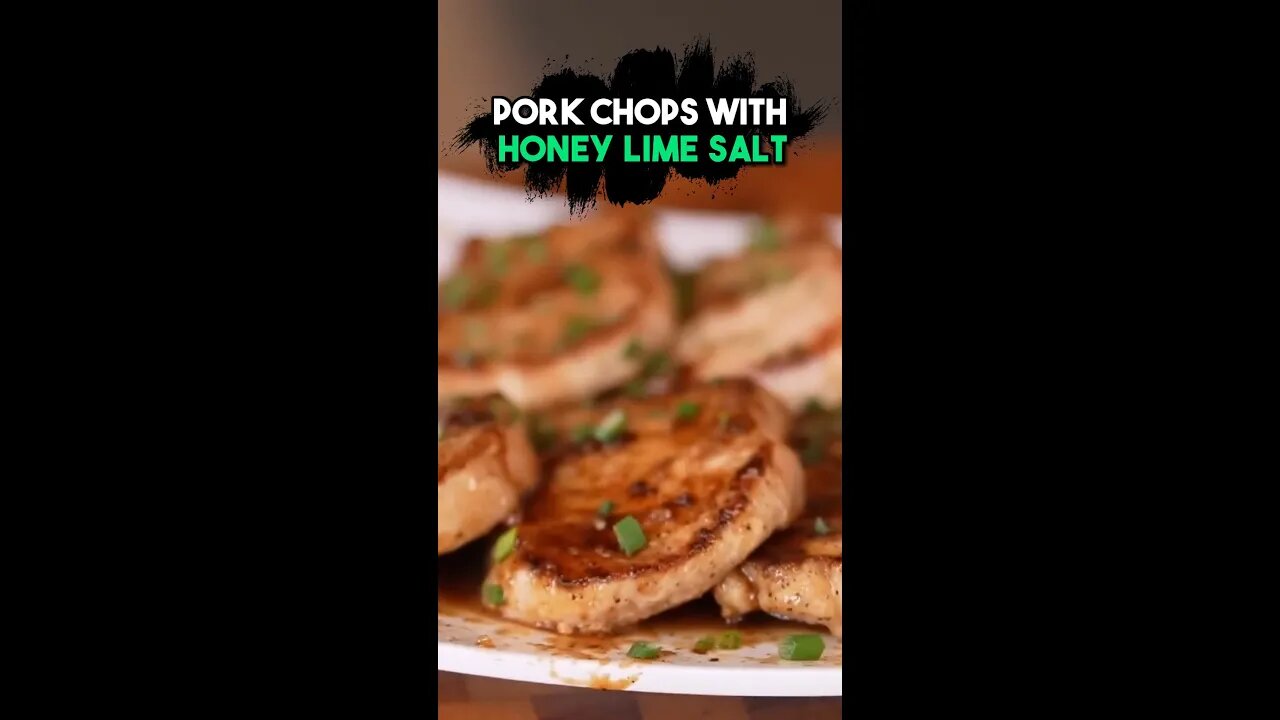Easy Pork Chops with Honey Lime Sauce!