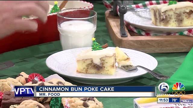 Mr. Food Cinnamon Bun Poke Cake recipe