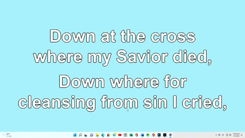 Down at the Cross 4 Verses