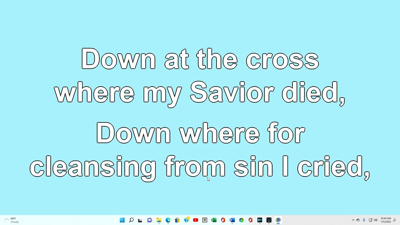Down at the Cross 4 Verses