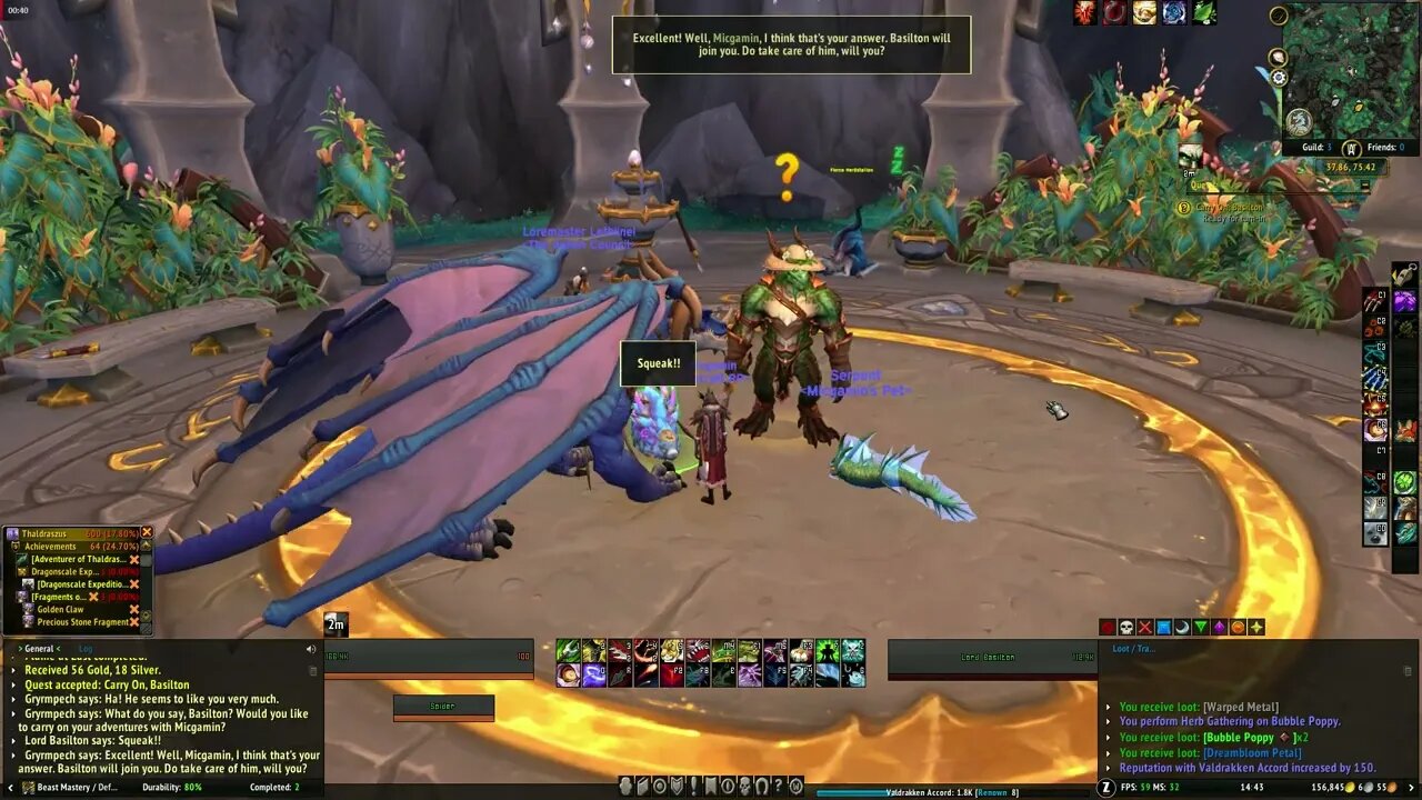 World of Warcraft Dragonflight Carry On Basilton