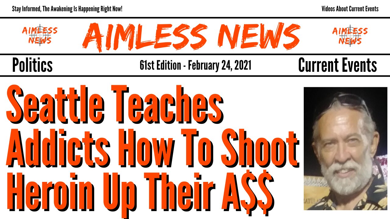 Seattle Teaches Addicts How To Shoot Heroin Up Their A$$