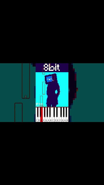 TV Woman but every time more and more bits (@musicoscinicos) - Octave Piano Tutorial