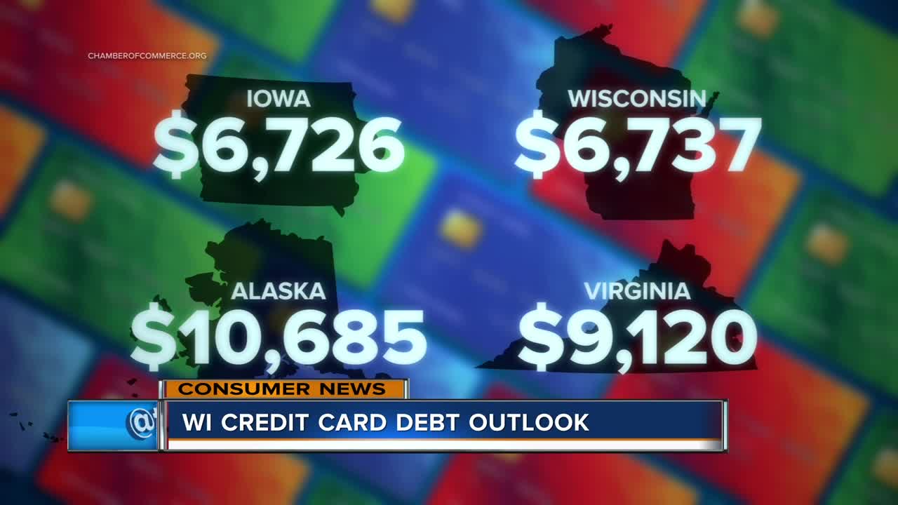 Wisconsin credit card debt second lowest in the country