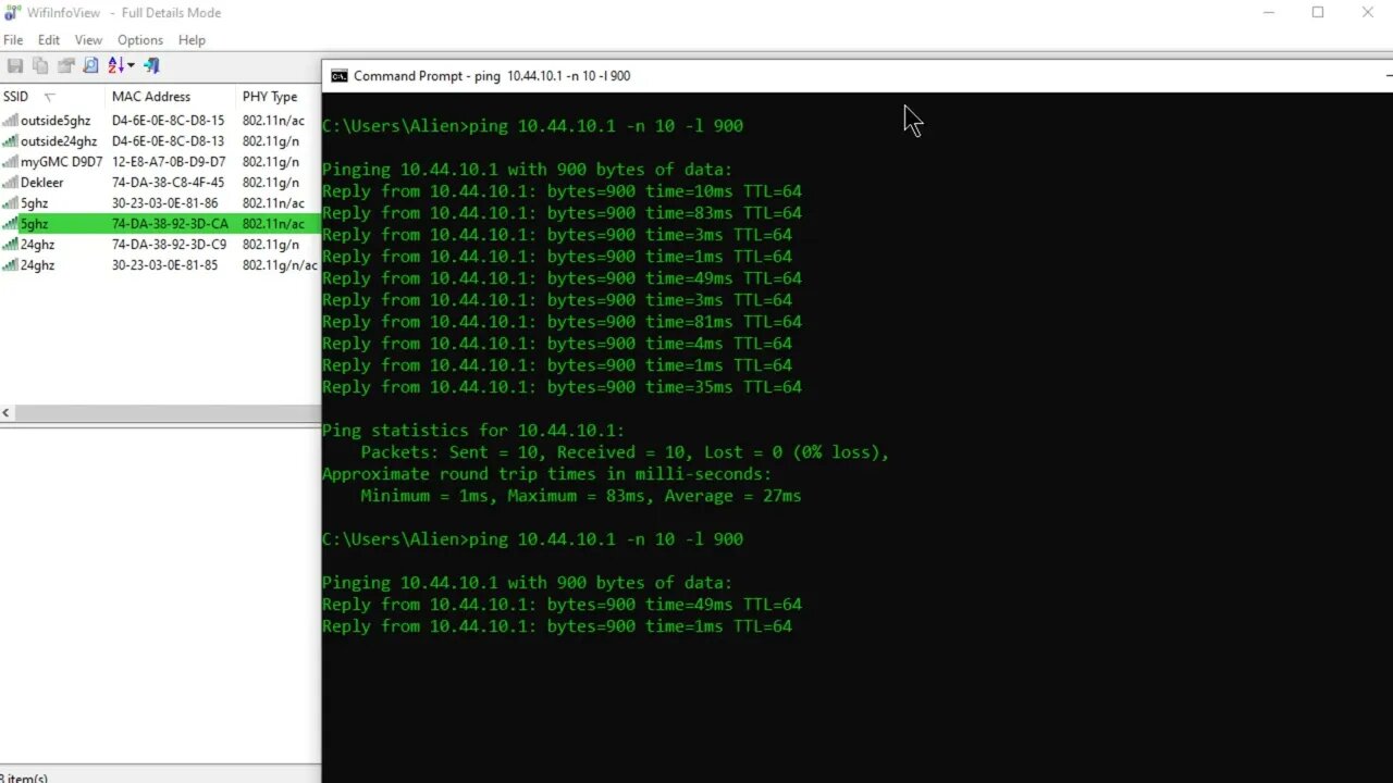 Wifi Troubleshooting with Nirsoft’s Wifiinfoview