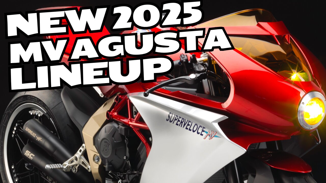 MV agusta 2025 new motorcycle lineup